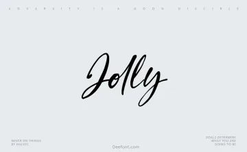 Jolly Night Duo Font