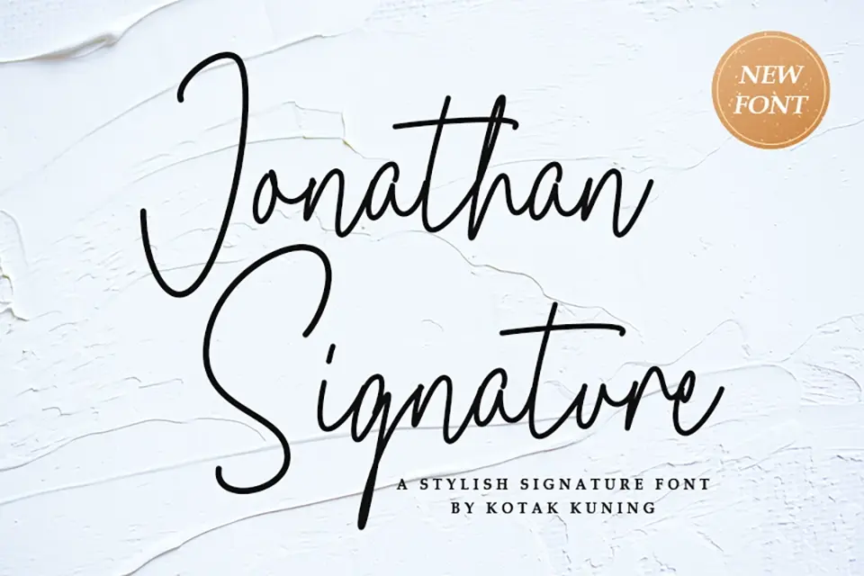 Jonathan Signature Font
