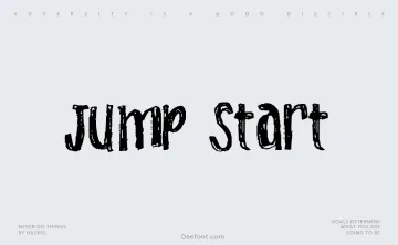 Jump Start Font