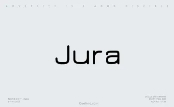 Jura Font Family