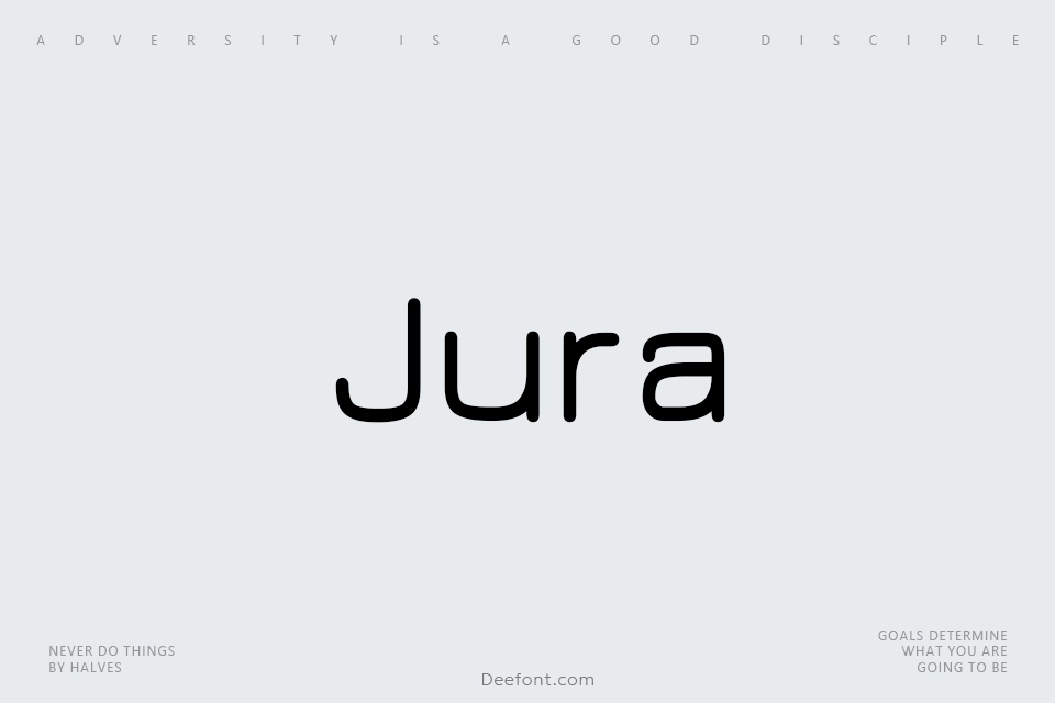 Jura Font