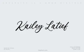 Kailey Latief Font