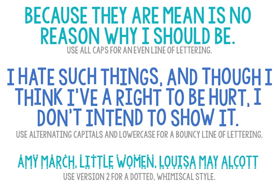 KG Why You Gotta Be So Mean Font