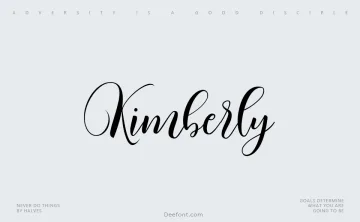 Kimberly Font