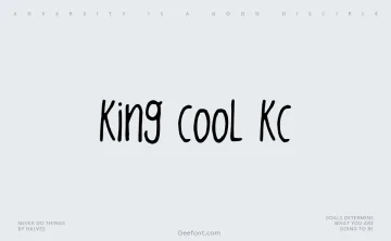 King CooL KC Font