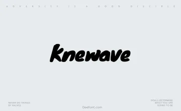 Knewave Font