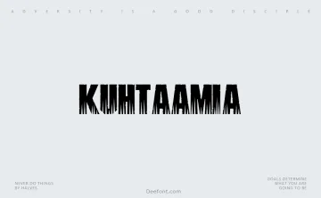 Kuhtaamia Font