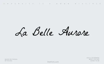 La Belle Aurore Font