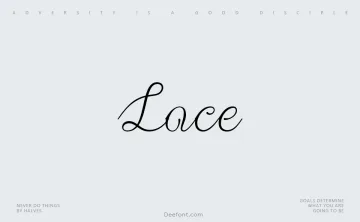 Lace Font