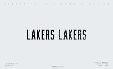Lakers Font