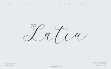Latia Font