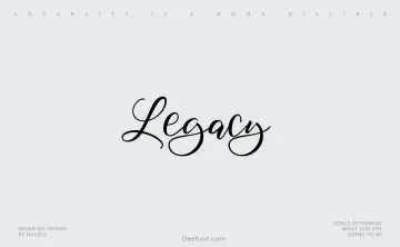 Legacy Font