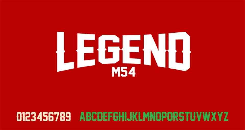 Legend M54 Font