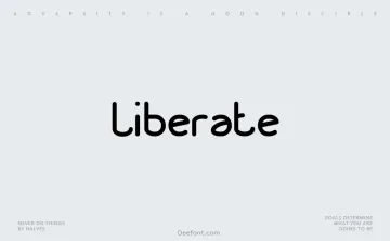 Liberate Font