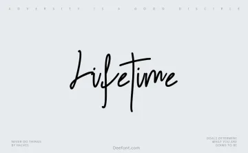 Lifetime Font