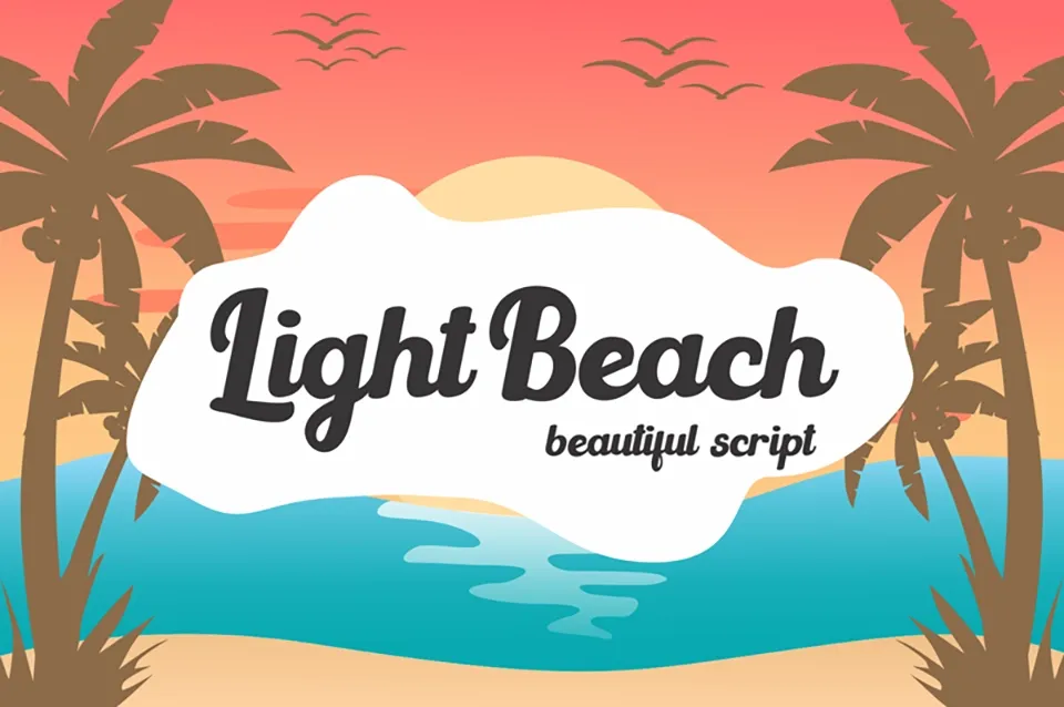 Light Beach Font
