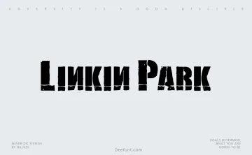 Linkin Park Font