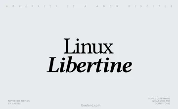 Linux Libertine Font