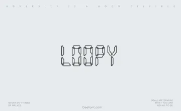 Loopy Font