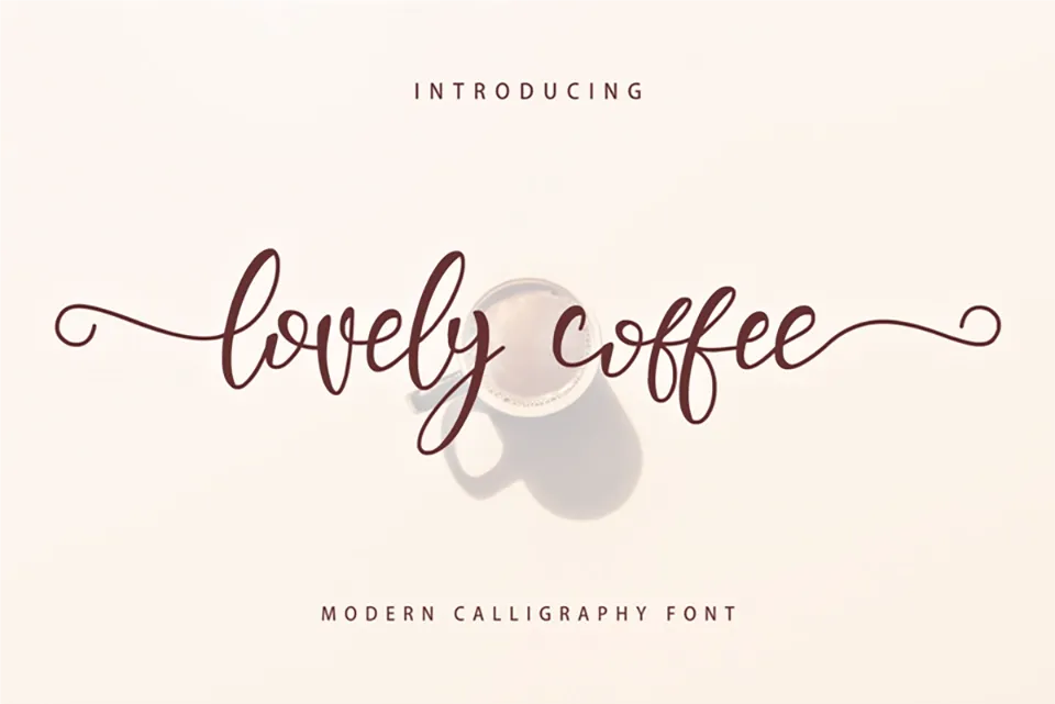 Lovely Coffee Font