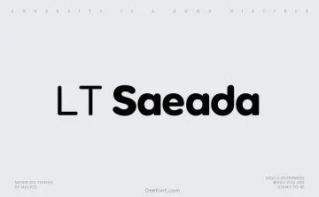 LT Saeada Font Family