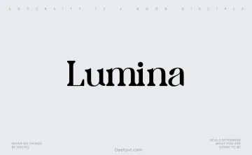 Lumina Font