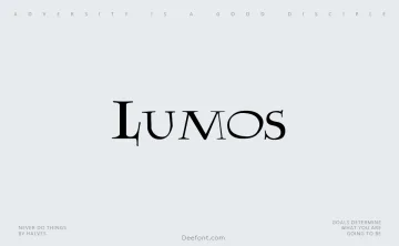 Lumos Font