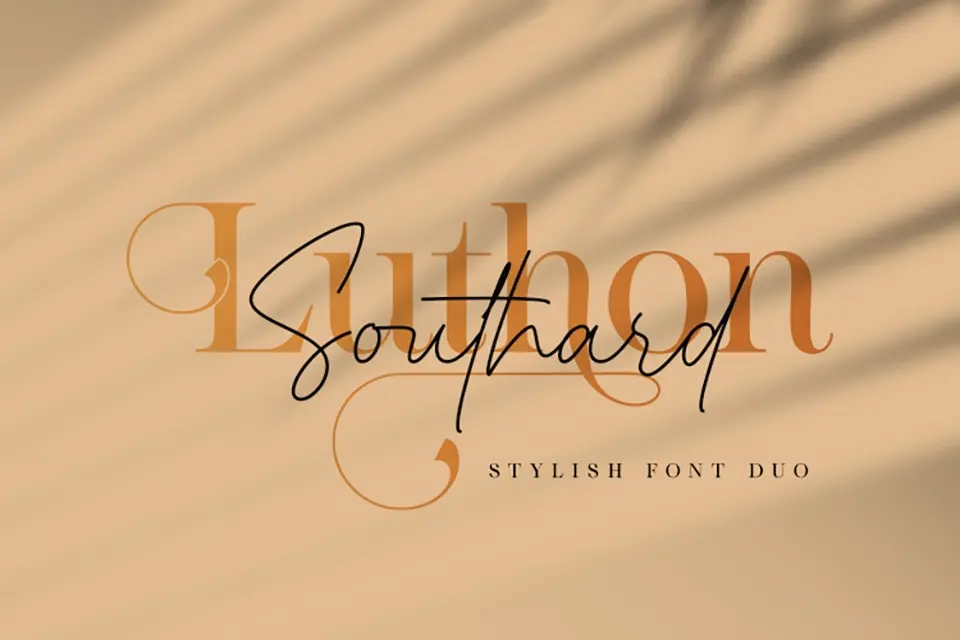 Luthon Southard Script Font