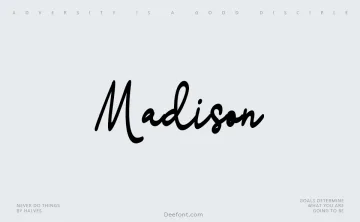 Madison Font