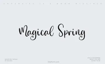 Magical Spring Font