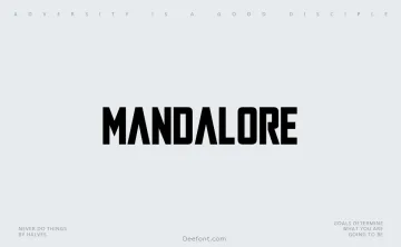 Mandalore Font