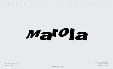 Marola Font