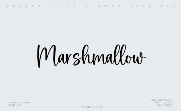 Marshmallow Font