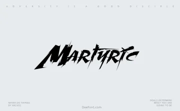 Martyric Font