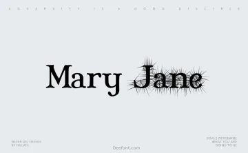 Mary Jane Font