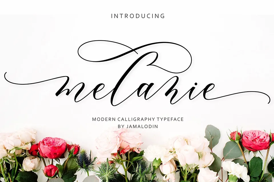 Melanie Script Font