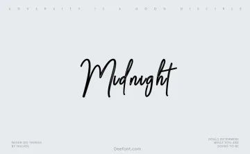 Midnight Font