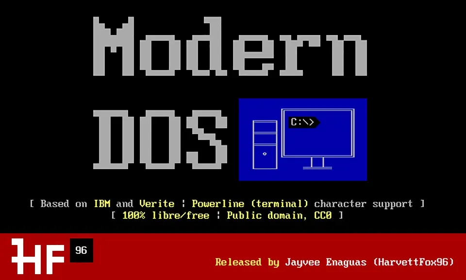 Modern DOS Font
