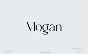 Mogan Font