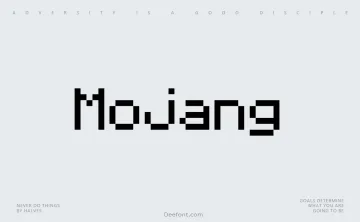 Mojang Font