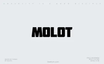 Molot Font