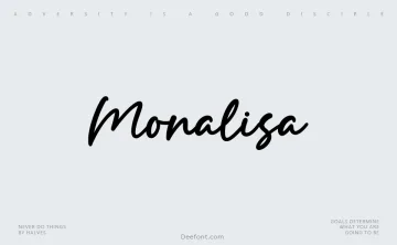 Monalisa Font