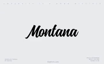 Montana Font