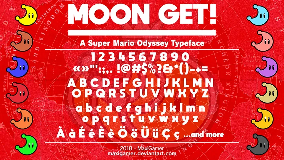 Moon Get! Font
