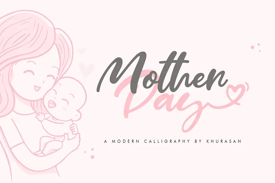 Mother Day Font