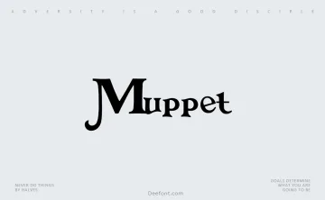 Muppet Font