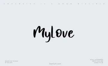 MyLove Font