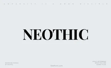 Neothic Font