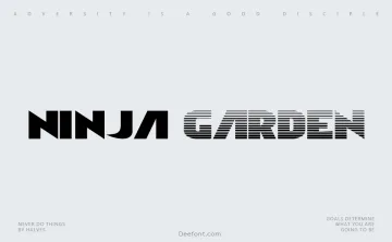 Ninja Garden Font