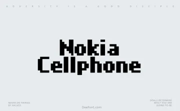 Nokia Cellphone FC Font